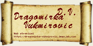 Dragomirka Vukmirović vizit kartica